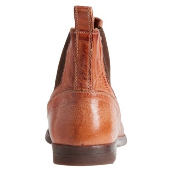 BEDSTU Vasari Men\'s Chelsea Leather Boots, Cognac, New with Box main image 4